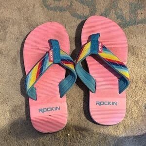 Rockin' Kids Colorful Flip Flops